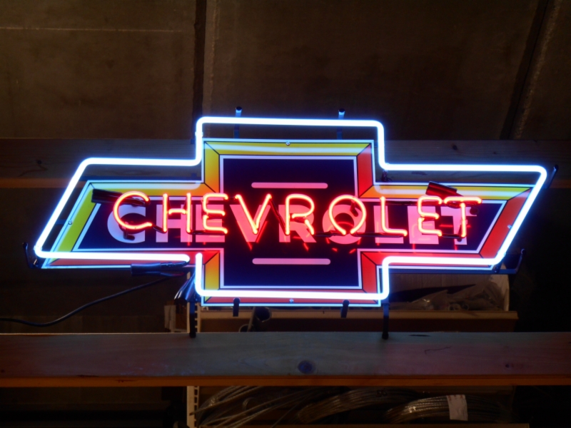 Chevy Bowtie Neon Sign